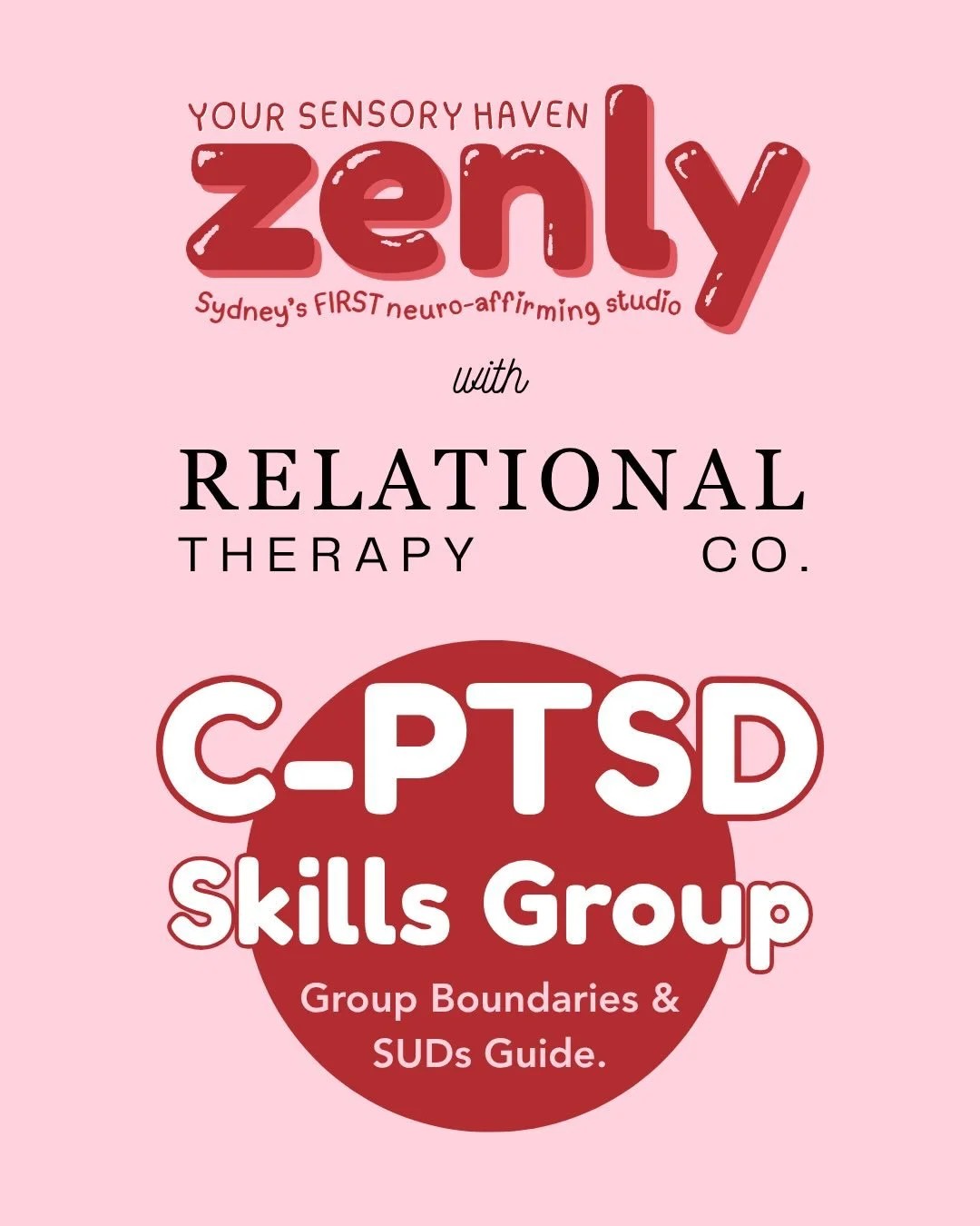 @relationaltherapy.co and @ffrraannkkiiee___ from @zenlysydney bring together the monthly Complex PTSD Skills Group.

These are the group tenants and the SUDs guide we use to keep ourselves safe in session.

This Sunday we explore the early formed be