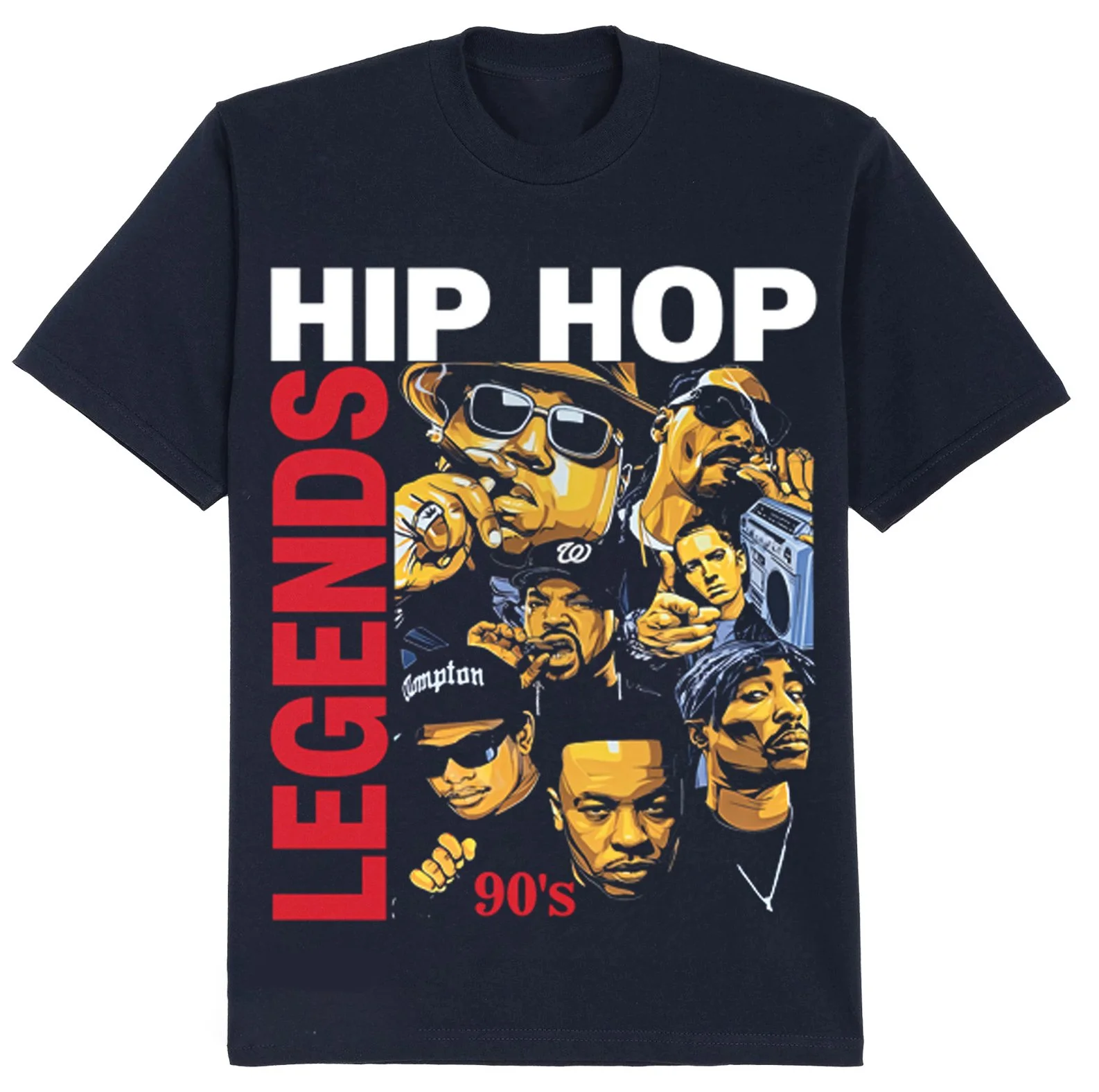 2Pac Urban Hip Hop Legend Graphic T-Shirt