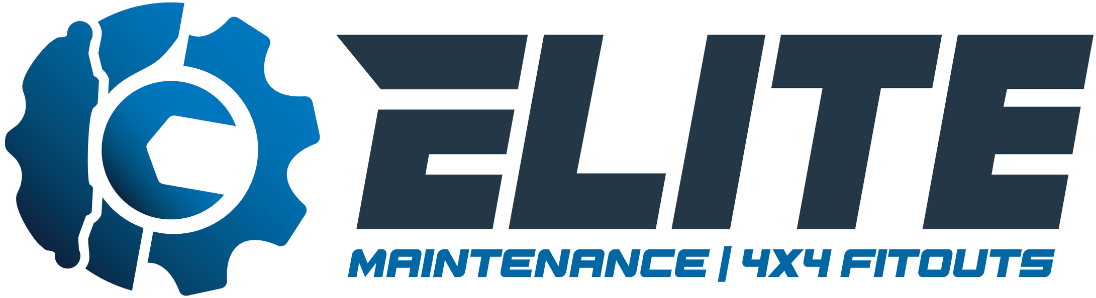 Logo for Get Auto Maintenance, featuring a large gear icon on the left and the words "GET AUTO" with the tagline "MAINTENANCE 4X4 & HYBRID" beneath.