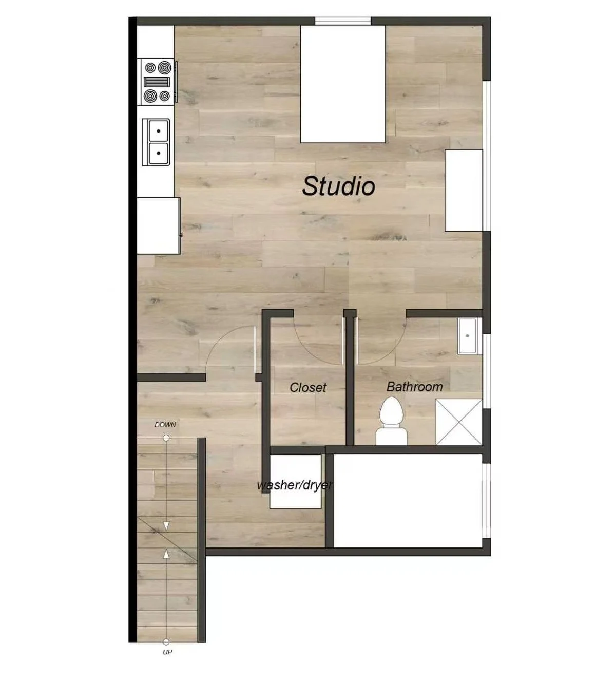 3027 Walton Ave - Studio
