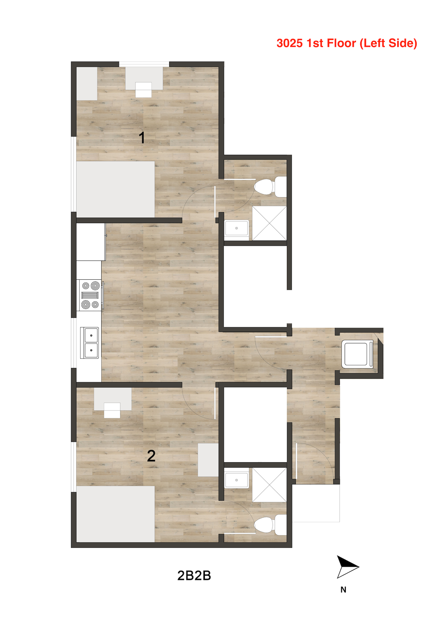 3025 Walton Ave 1F(L) - 2B2B