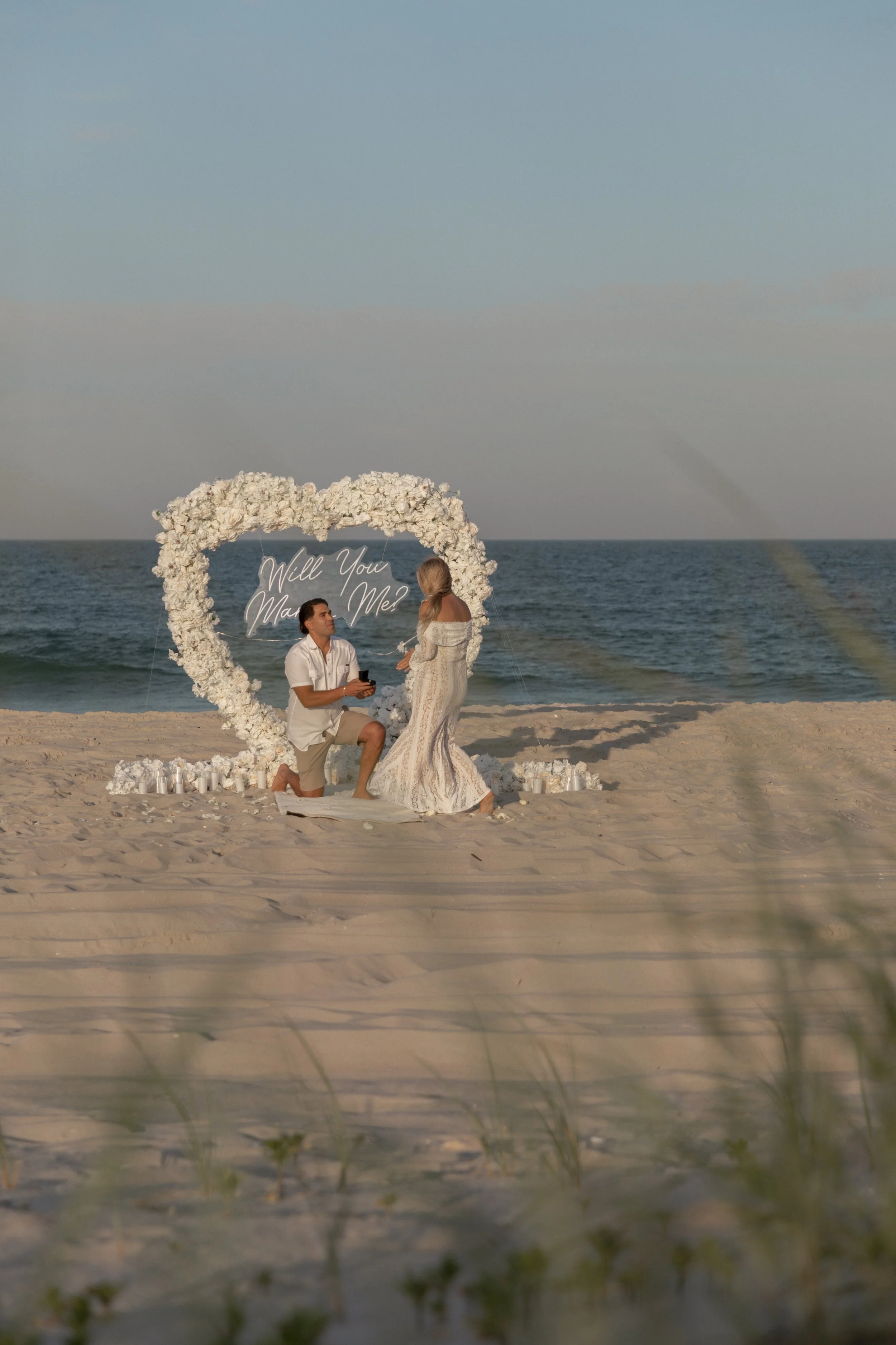 Surprise Proposal On Beach