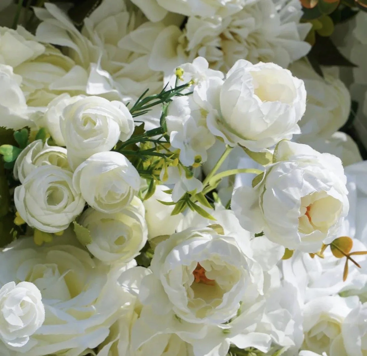 White Flower Wall