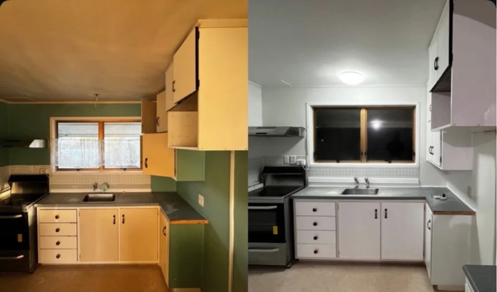 House painting colour change