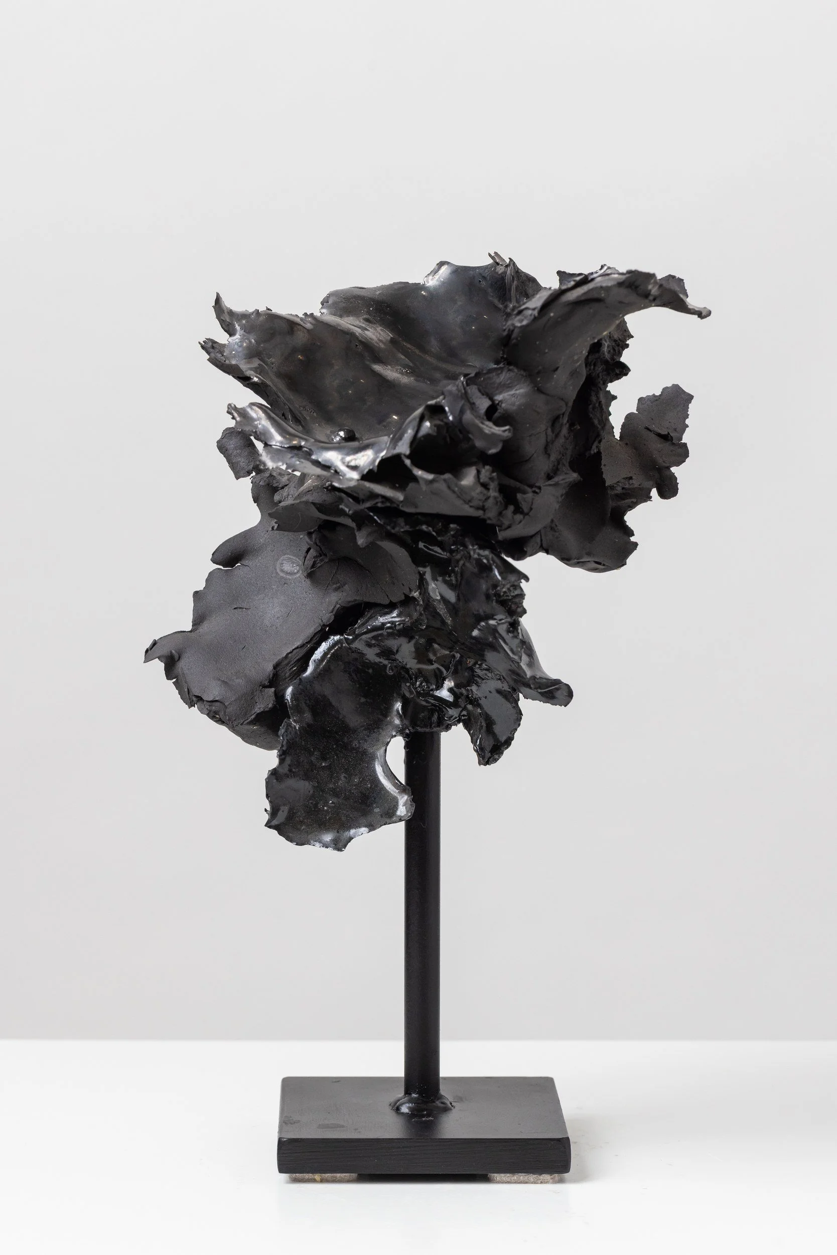 We Come From The Stars No. 1 (IM017), one-of-a-kind ceramic impact study sculpture by Brendan Bishop, Grip Fast Studio, Omaha — full view.
