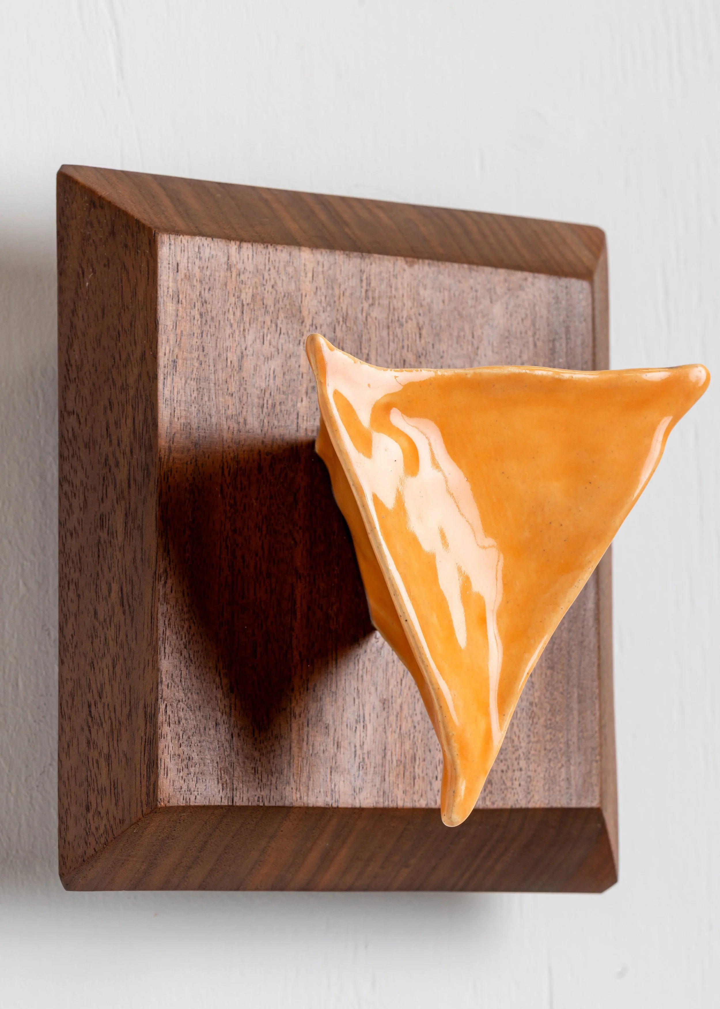 Away (FS031), one-of-a-kind ceramic form study sculpture by Brendan Bishop, Grip Fast Studio, Omaha — detail view 1.