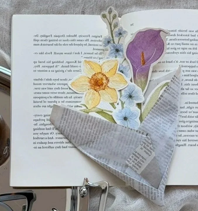 Build Your Own Bookmark Bouquet