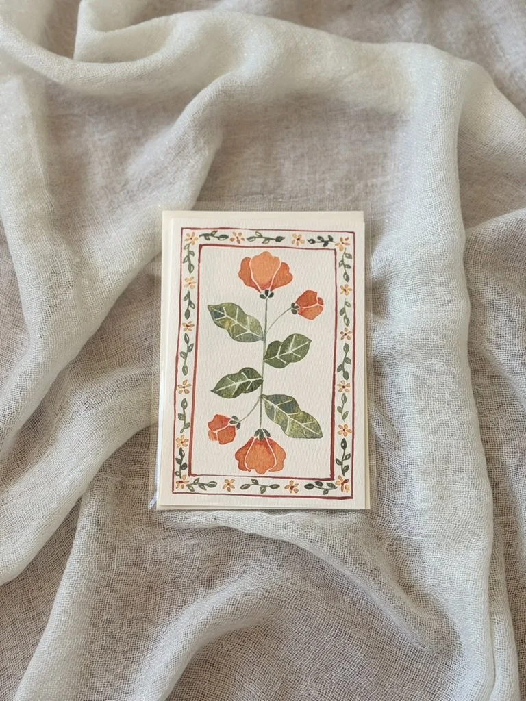 Floral Watercolor Card