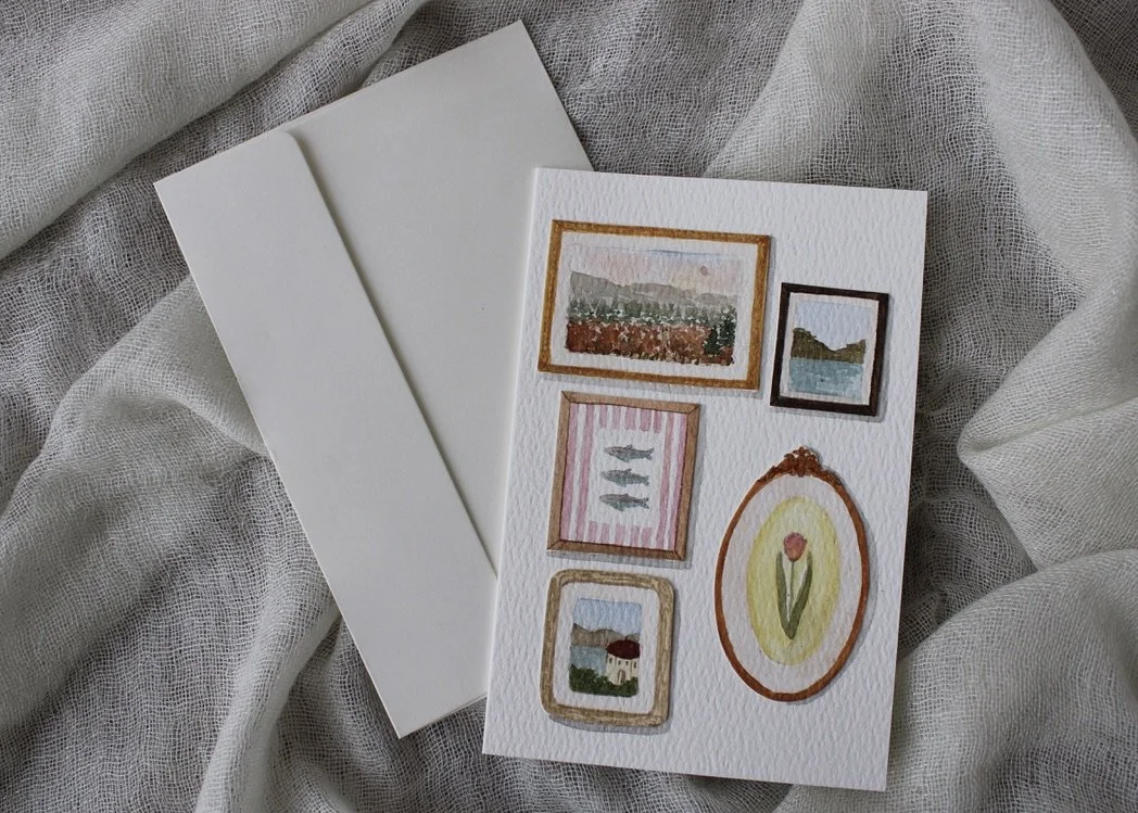 Gallery Wall Watercolor Card