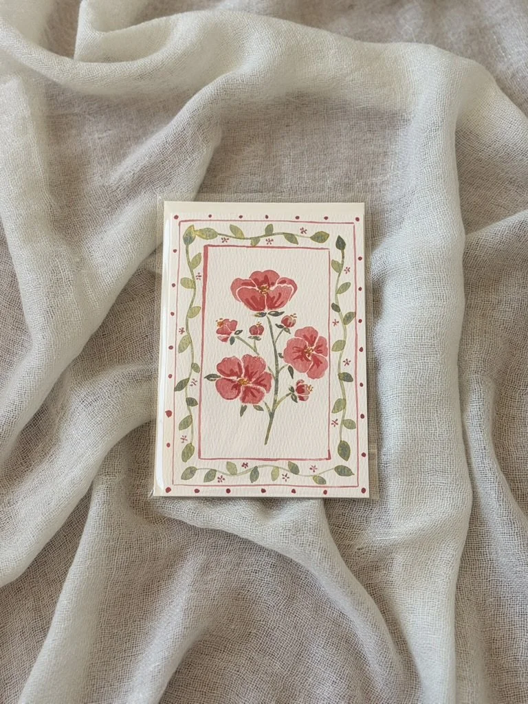 Floral Watercolor Card