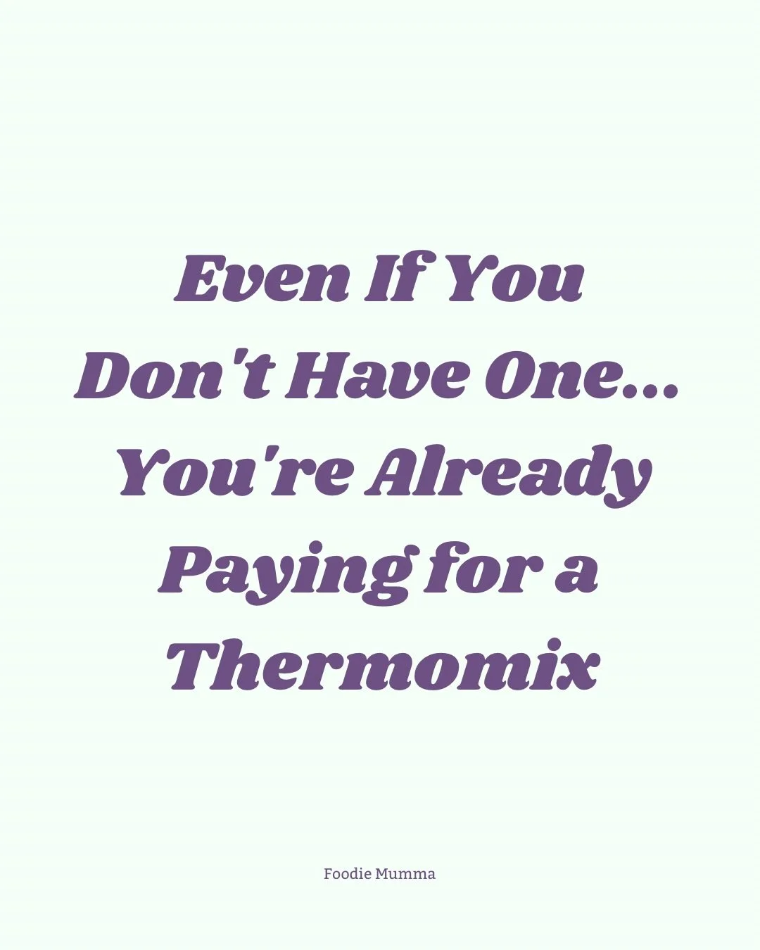 What if I told you that even if you don&rsquo;t own a Thermomix yet, you&rsquo;re probably already spending money on the things it can help you make?

Think about the little purchases that sneak into the weekly budget: 🥖 Bread ☕ Coffee runs 🍝 Jar s