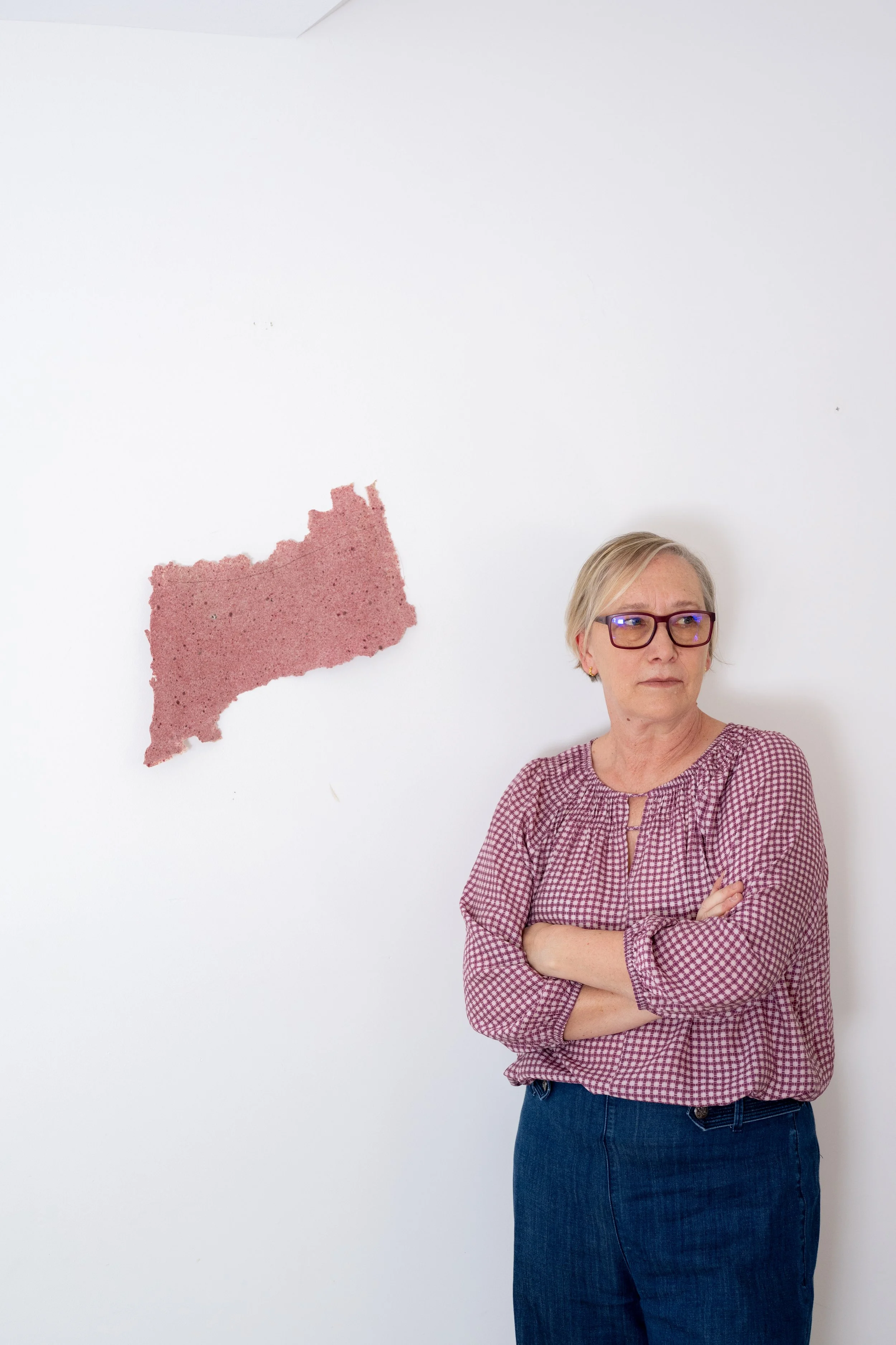 Leza Howie, Asparogopsis paper "Love Letters" installation photograph