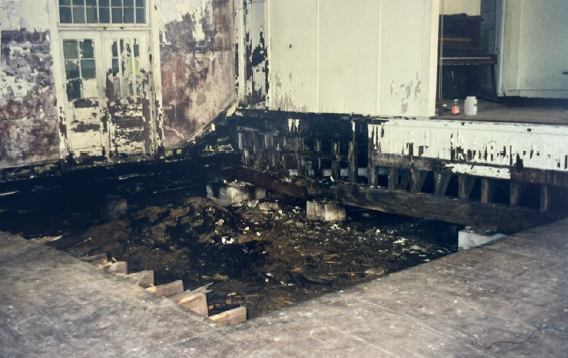 The Auditorium/Gymnasium in April 2001