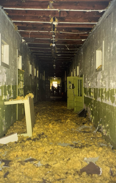 Phase 2 Hallway in April 2001