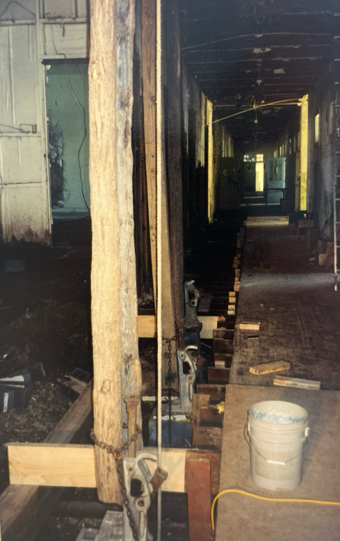 Phase 2 Hallway in April 2001