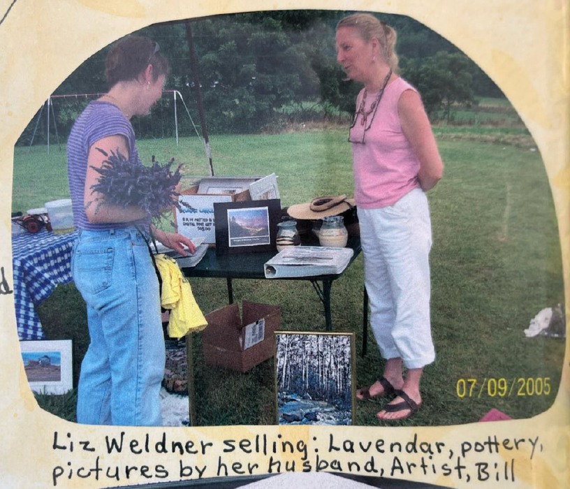 Annual Yard Sale aka "Jumble Sale" in 2005. In addition to the big yard sale outside/in the gym, community members can set up personal yard sale tables for free on the lawn.