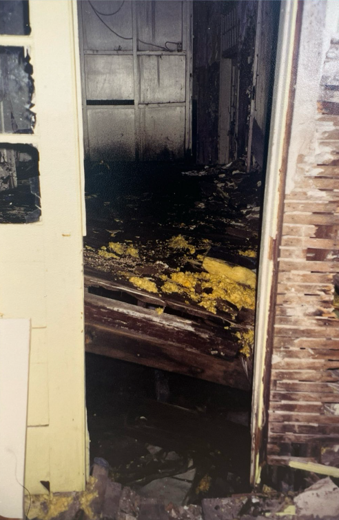 Phase 2 Hallway in April 2001