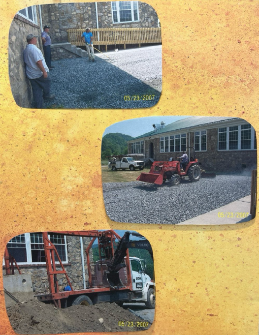 2007 - Grading Gravel for Parking Lot