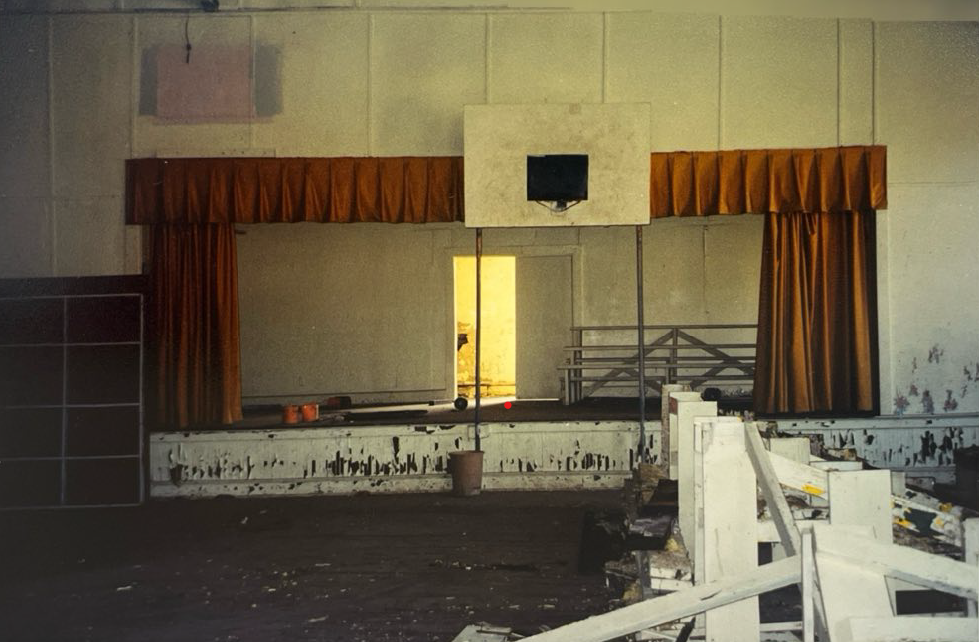 The Auditorium/Gymnasium in April 2001