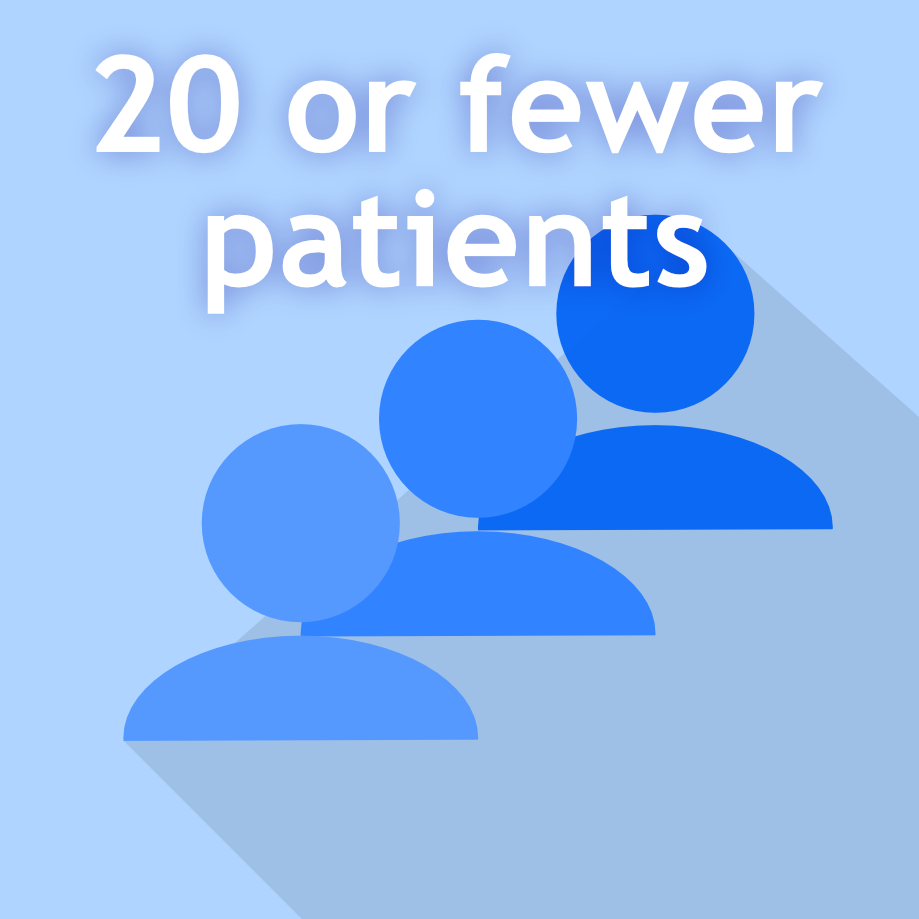 Introductory Special for New Sign-Ups - 20 patients or less