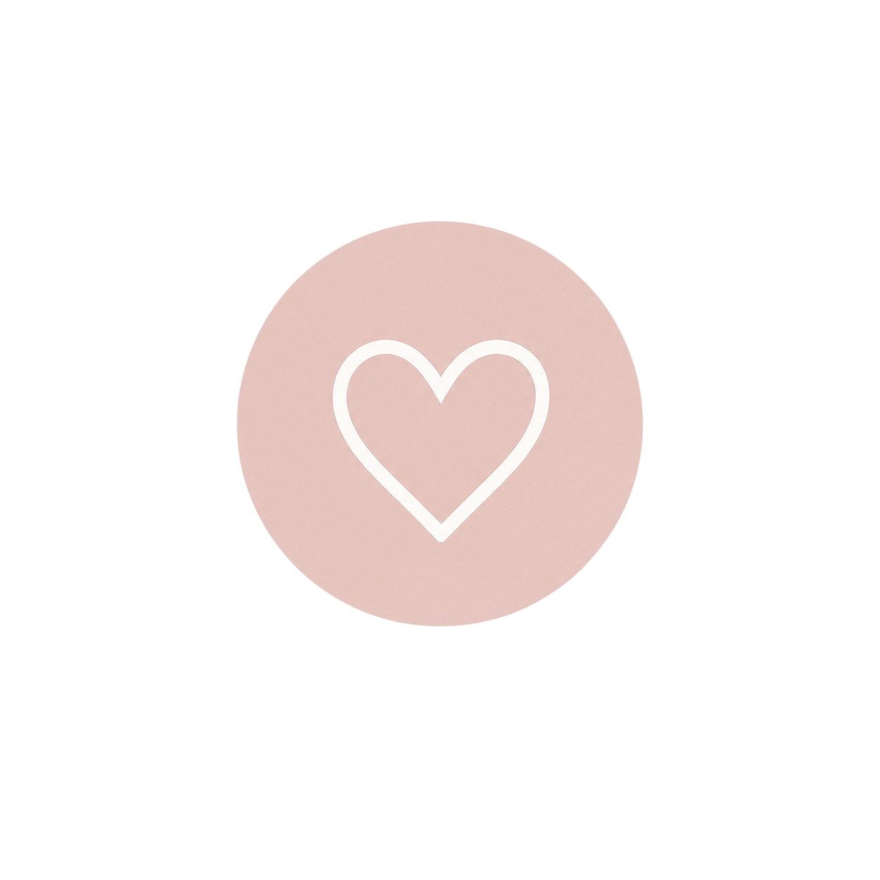 Heart icon representing nuero-affirming, relationship-based, family-centered speech therapy.
