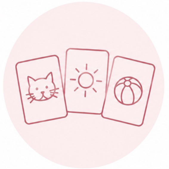 Phonological speech patterns illustrated with contrasting speech sound words