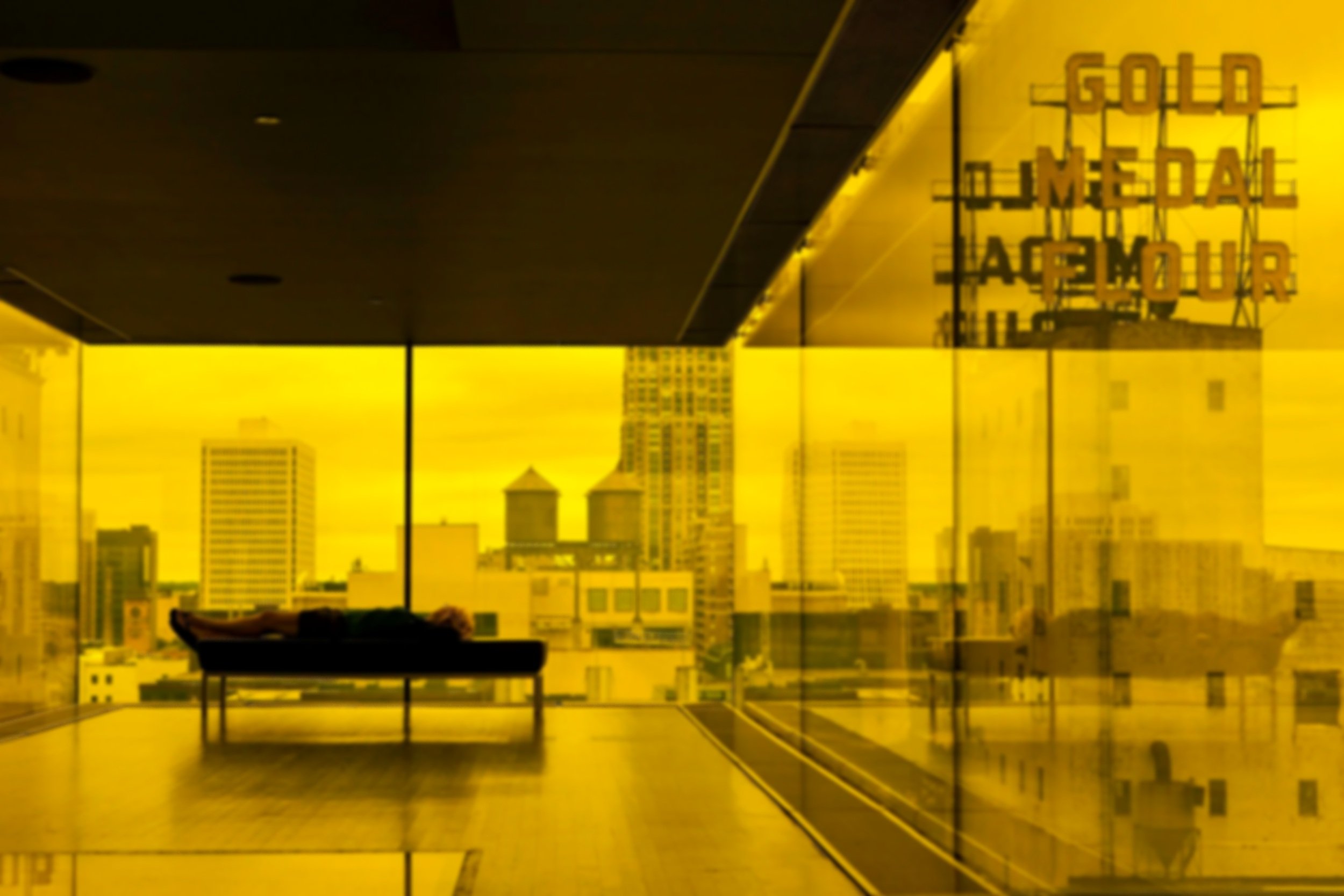 Image of the skywalk at the Guthrie Theater in Minneapolis.