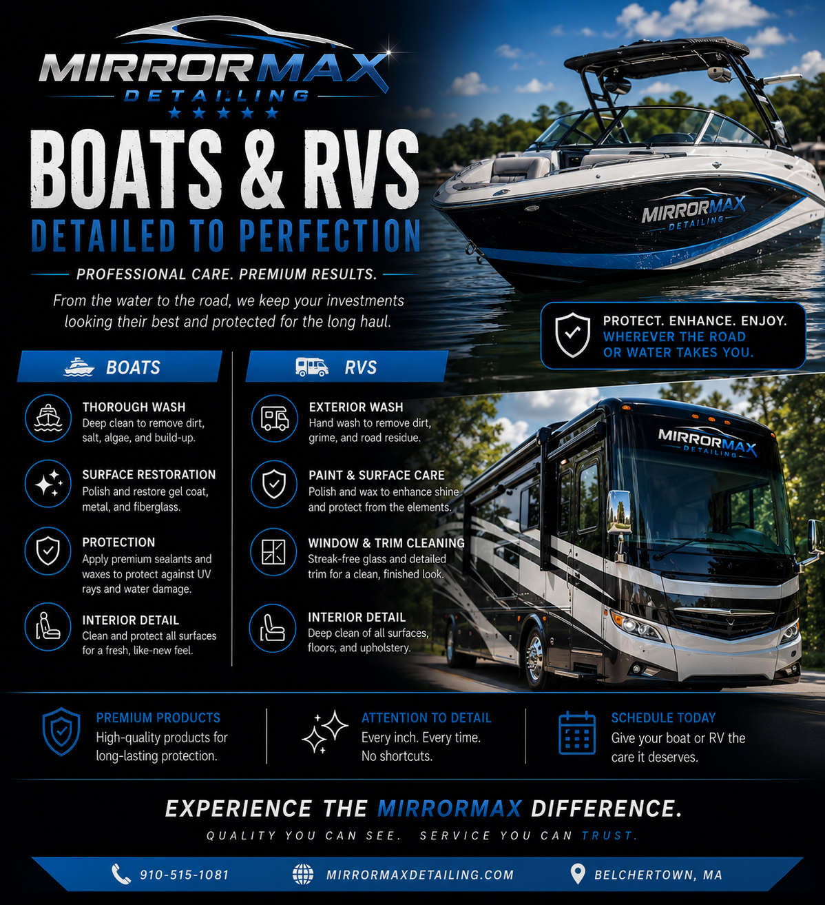 Boats and RVs