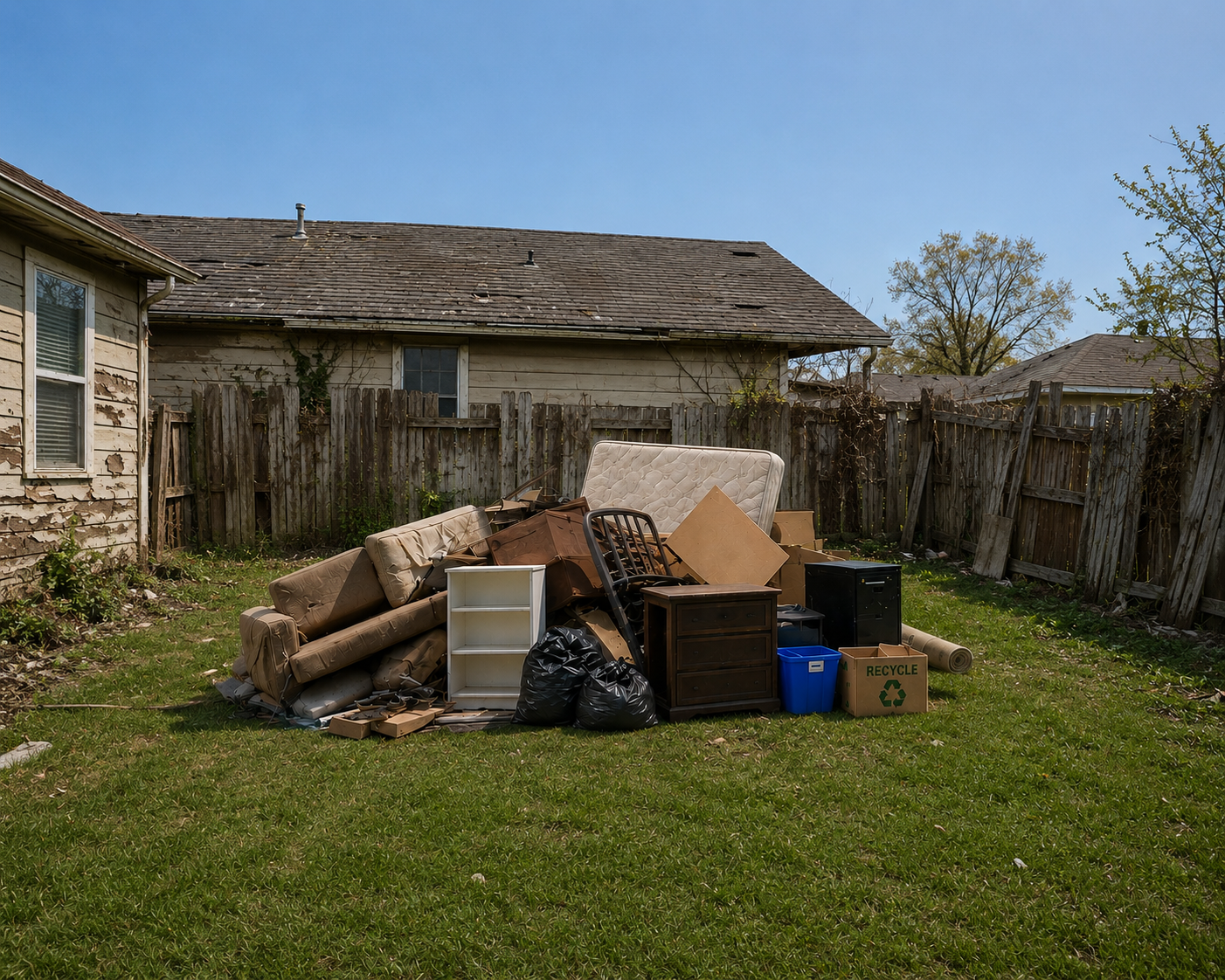 Junk removal trailer