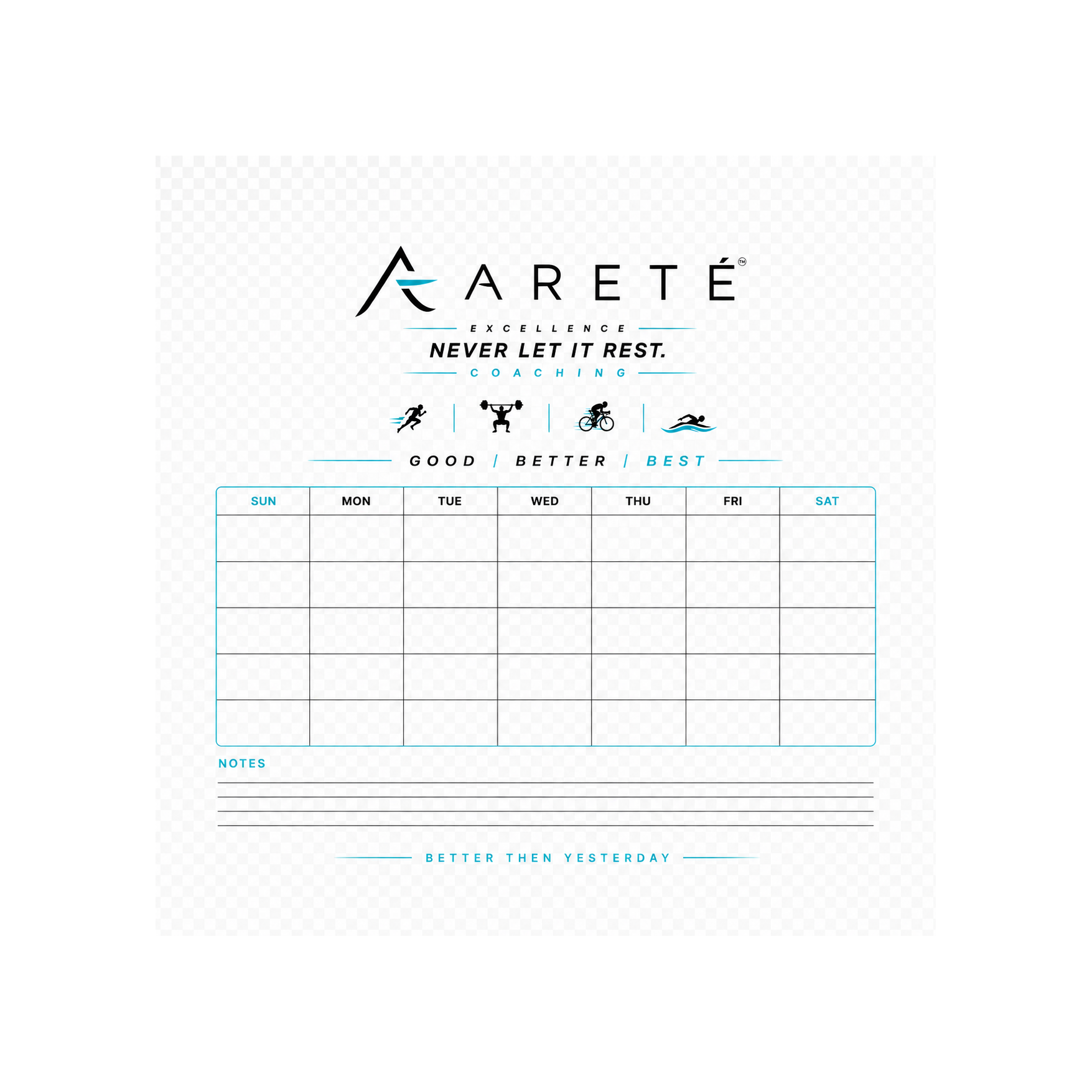 ARETÉ Foundation Plan