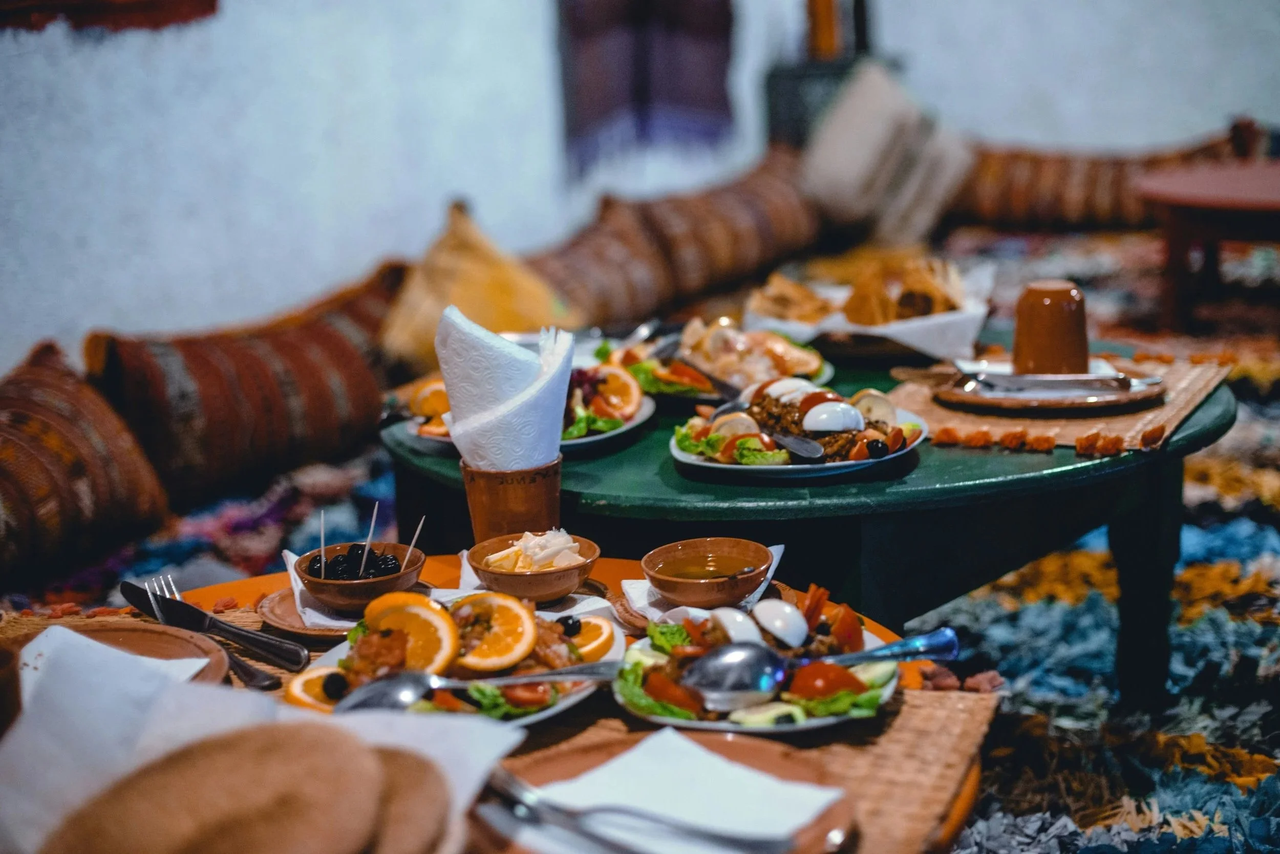 Table to table food tours in local homes and restaurants