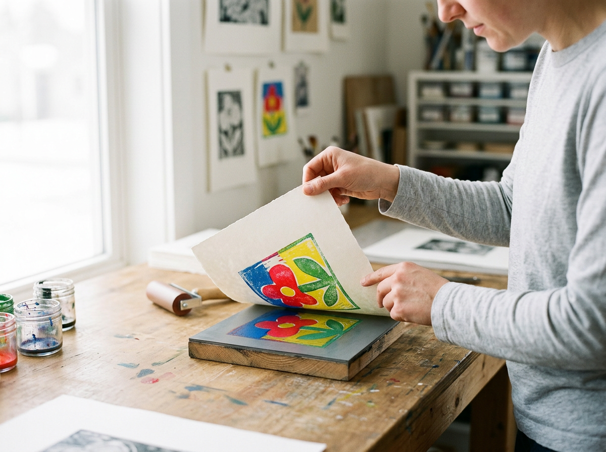 1:30-3:00pm Tue-Thurs: Ink & Impression: The Print Lab (Grade 4-8 )