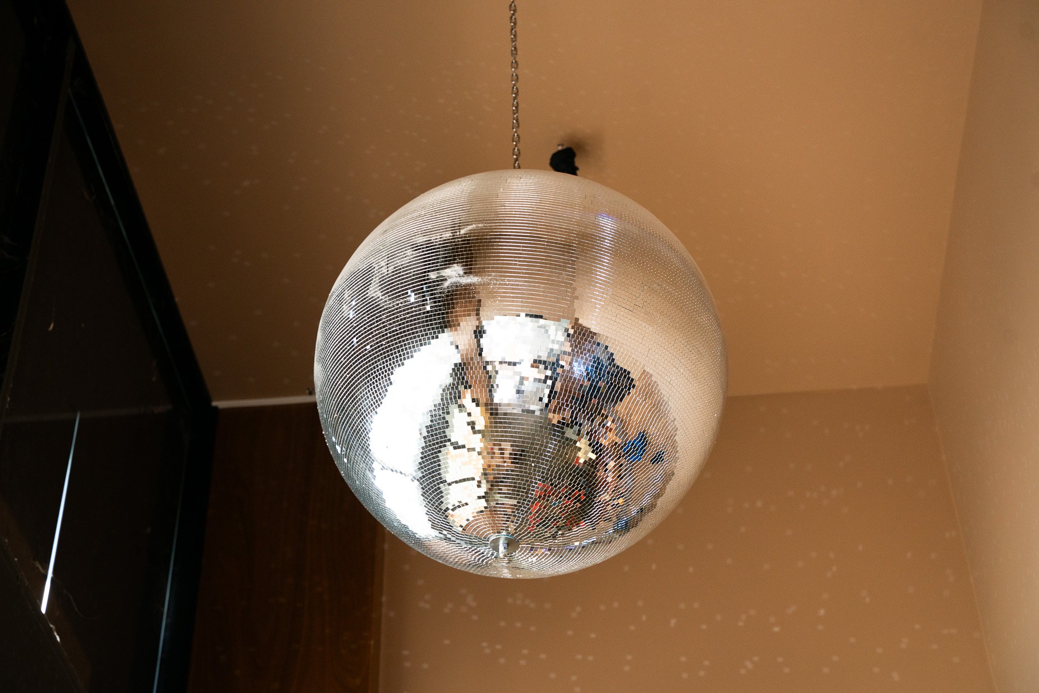 Neighbour by Range Newstead Bar  Large Disco Ball