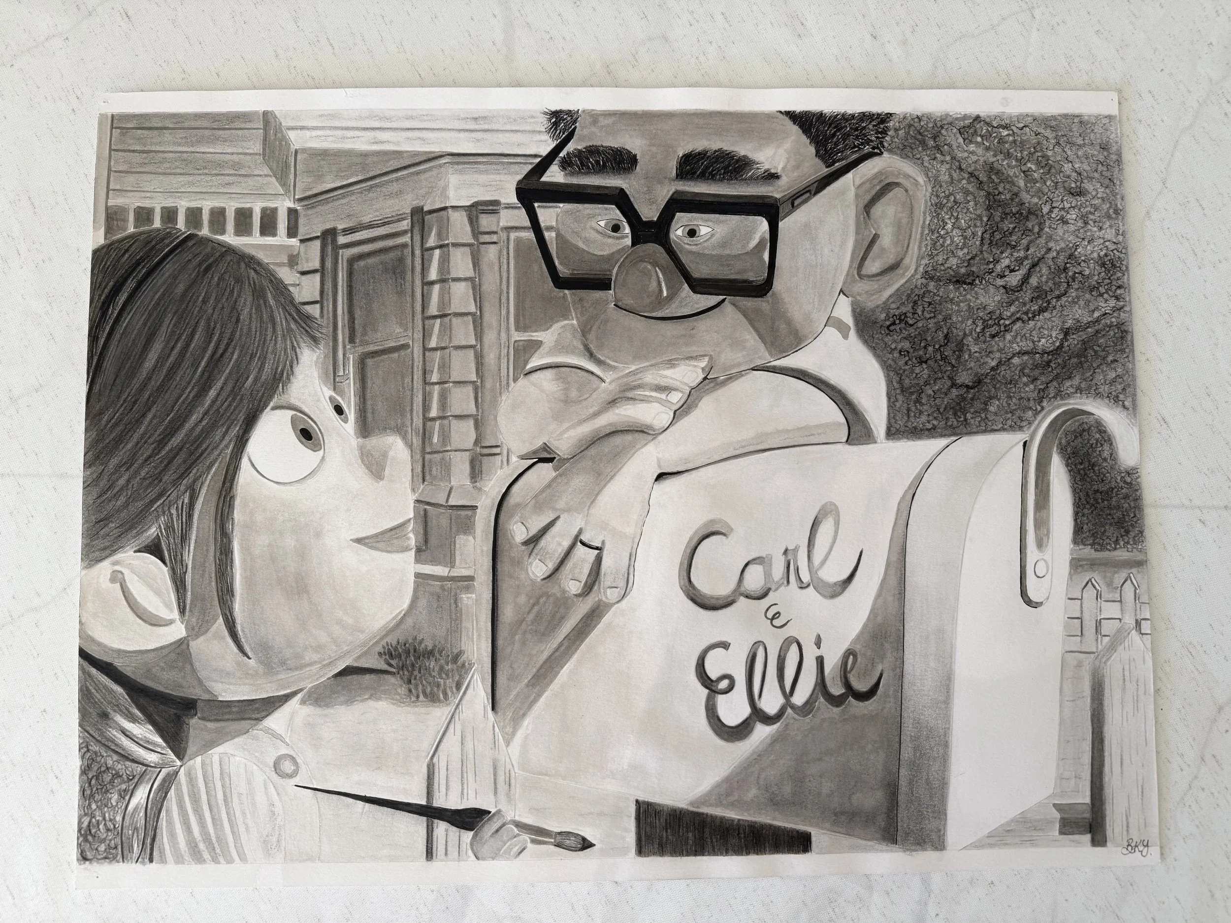 Drawings by Charcoal