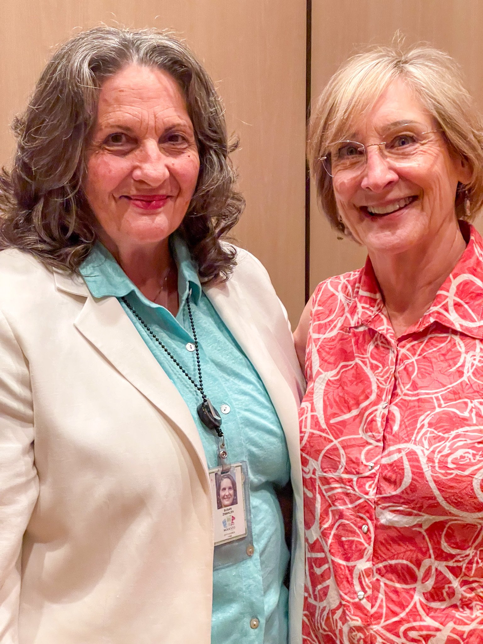 A photo of Modesto Mayor, Sue Zwahlen and Debra L. Brady