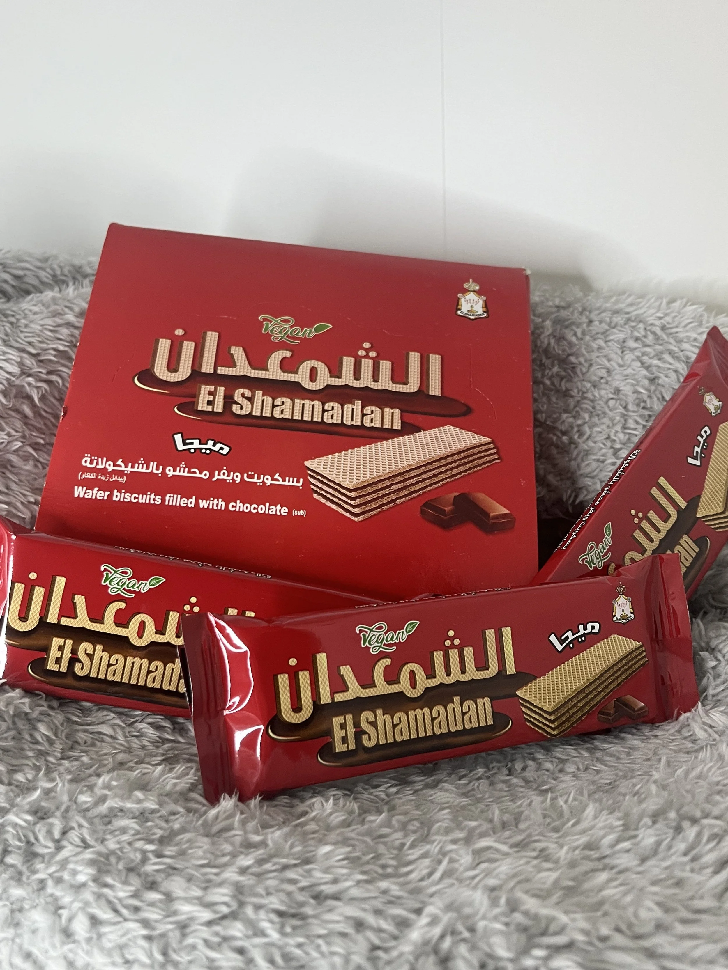 El Shamadan Chocolate Wafer Biscuits