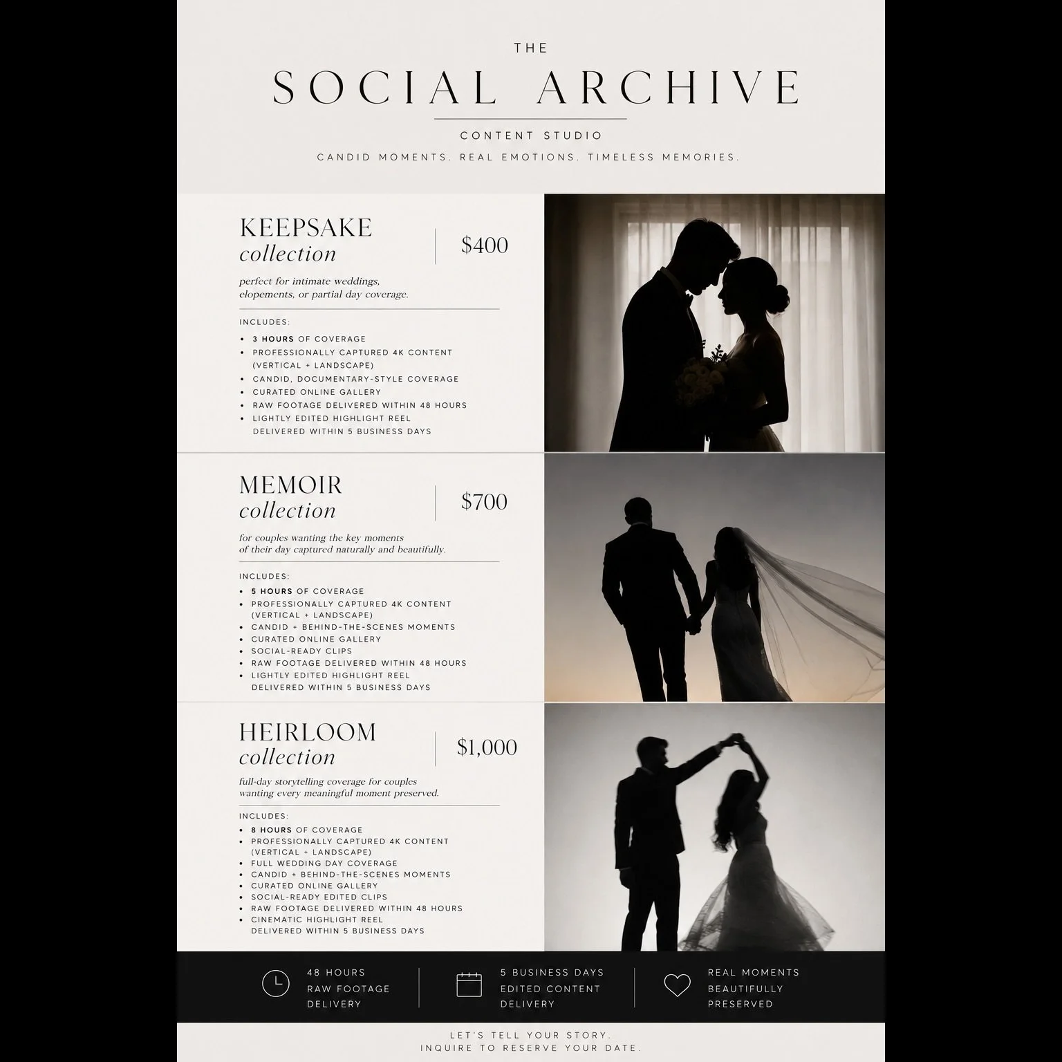 ✨ my wedding collections are officially live ✨

candid moments. real emotions. timeless memories.

after months of dreaming, planning, and building, i&rsquo;m so excited to officially open bookings for the social archive.

whether you&rsquo;re planni