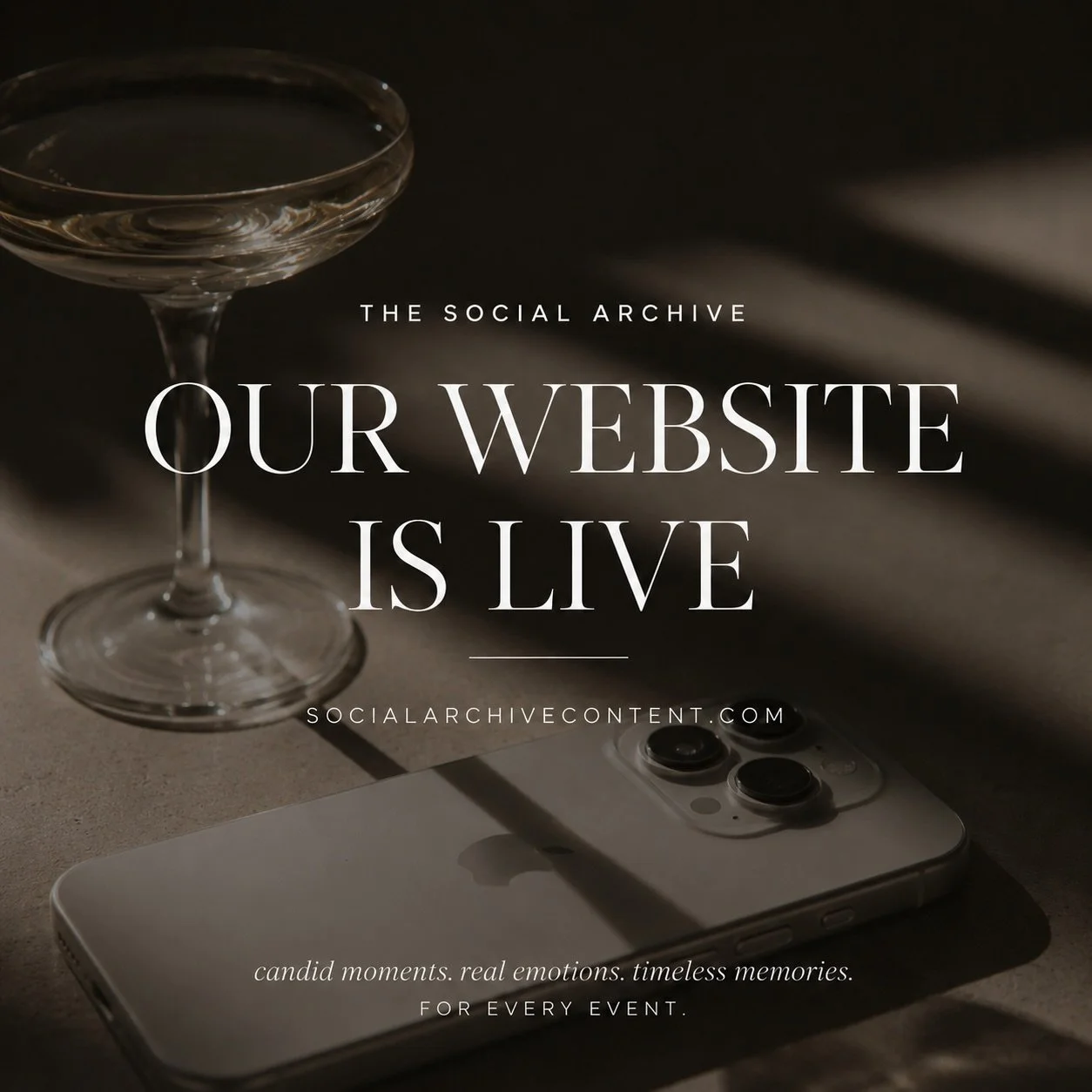 i have been SO excited to post this✨

the social archive website is officially live. 🤍

you can browse my collections, learn a little more about me, and inquire directly through the site.

✨ socialarchivecontent.com

i&rsquo;m still accepting a limi