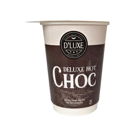 D'LUXE PREMIUM HOT CHOCOLATE CUPS (30G x 16 CUPS CTN) x 6