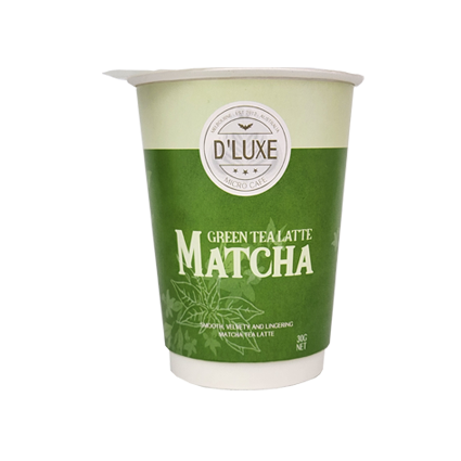 D'LUXE MATCHA LATTE CUPS (30G x 16 CUPS CTN) x 6