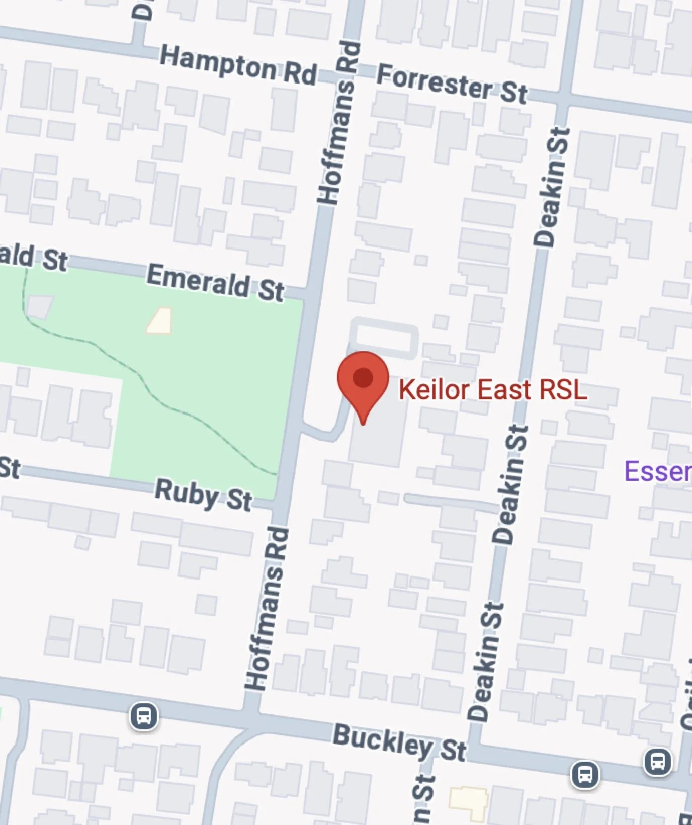 east keilor rsl map