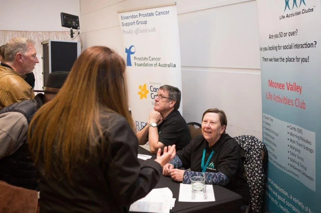 EPCSG representatives in 2023 at the annual Seniors Festival sharing information and advice.