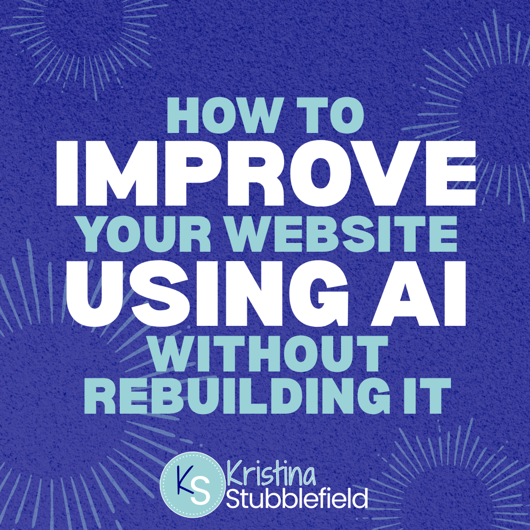 How to Improve Your Website Using AI Without Rebuilding It