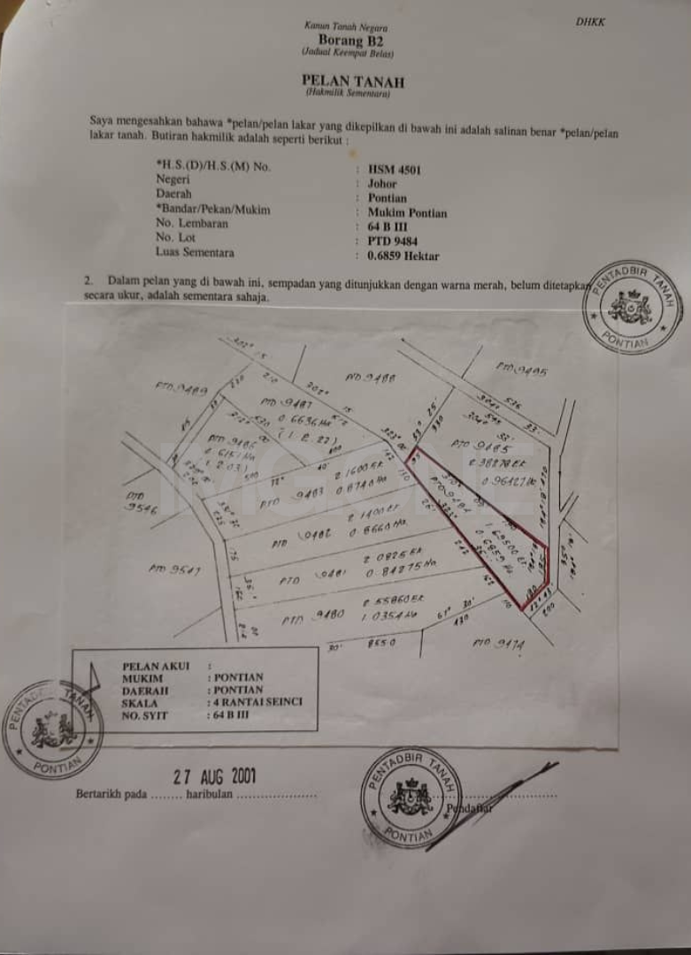 Agriculture Land at Kg Maju Jaya, Pontian