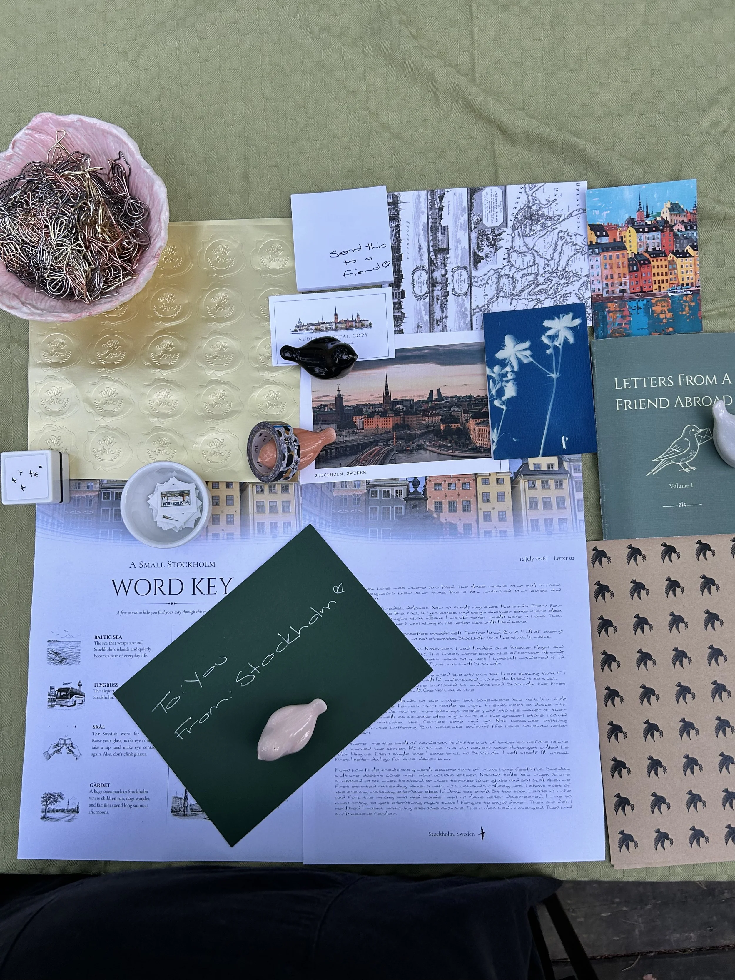 Three Digital Letters — Tbilisi, Stockholm & Abuja