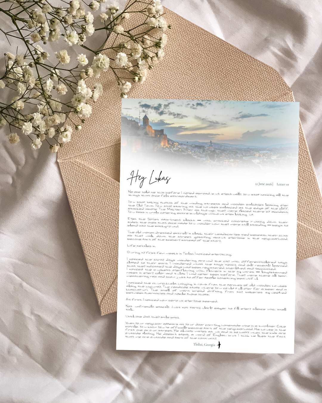 Founding Member One Time Letter