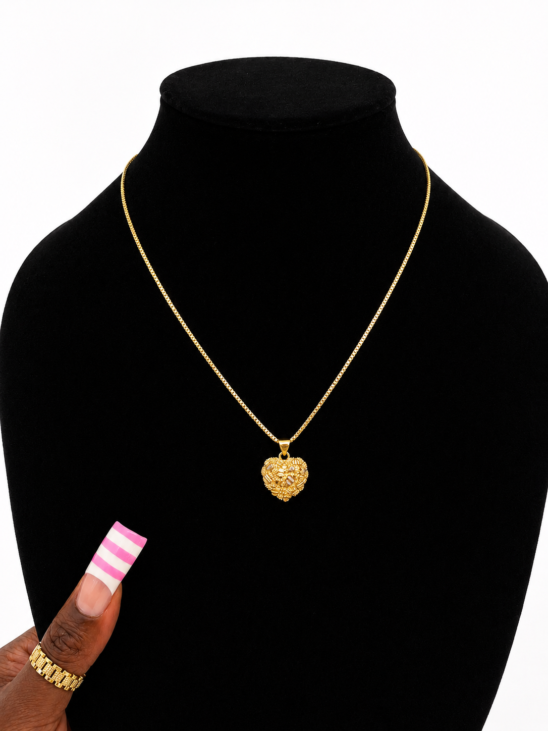 HEART FRANCO NECKLACE