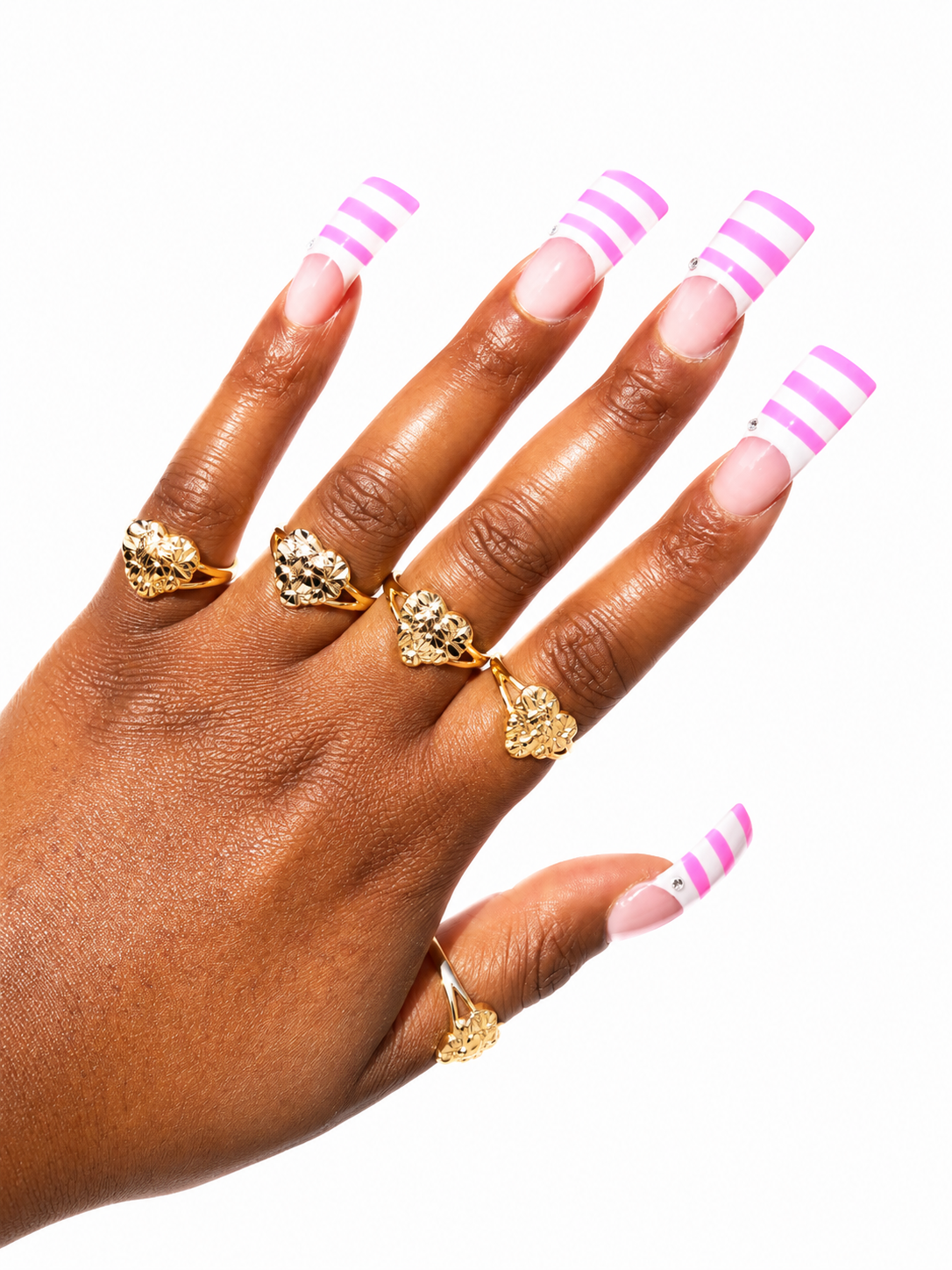 NUGGET HEART RING