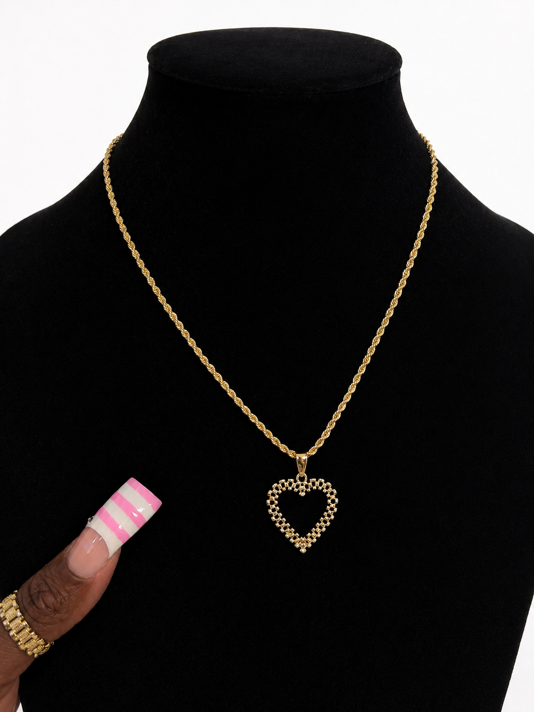 HEART ROLEX NECKLACE