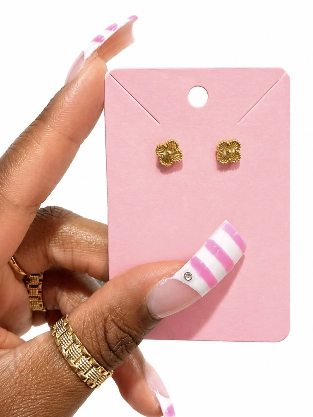 FOUR LEAF STUDS
